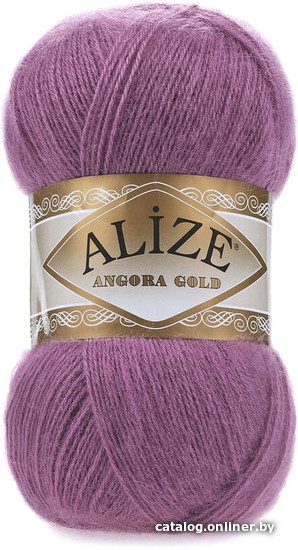 

Пряжа для вязания Alize Angora gold 440 (550 м, темная роза)