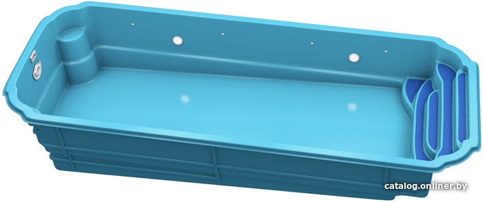 

Композитный бассейн Empire Pools Калифорния Econom (10.1x4.3 м)
