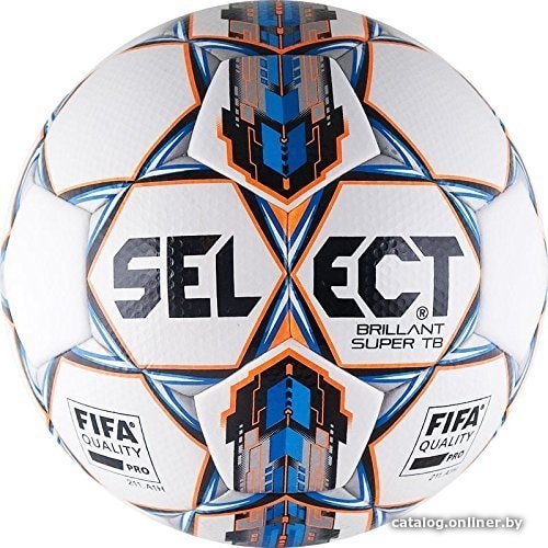 

Футбольный мяч Select Brillant Super TB (5 размер, белый/синий/серый)