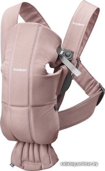 

Рюкзак-переноска BabyBjorn Mini Cotton (dusty pink)