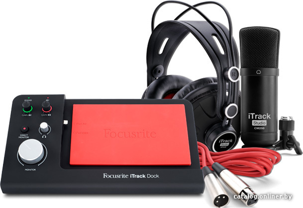

Аудиоинтерфейс Focusrite iTrack Dock Studio Pack