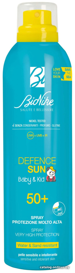 

Спрей солнцезащитный BioNike Для детей Defence Sun Baby&Kid Spray 50+ 200 мл