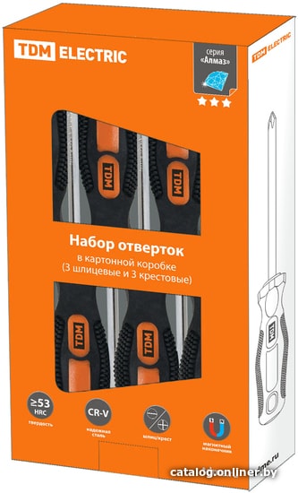 

Набор отверток TDM Electric SQ1013-0204 (6 предметов)