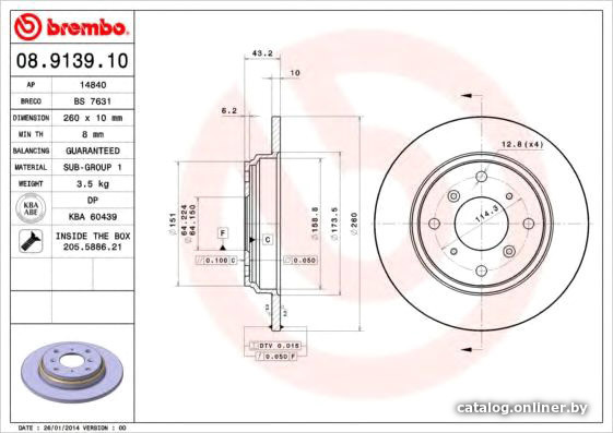 

Brembo 08913910