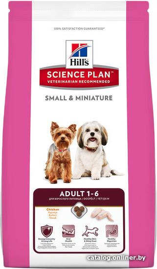 

Сухой корм для собак Hill's Science Plan Canine Adult Small & Mini Chicken/Turkey 0.3 кг