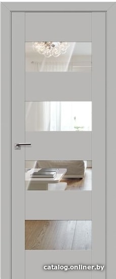 

Межкомнатная дверь ProfilDoors 46U 70x200 (манхэттен/мателюкс прозрачное)