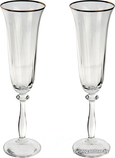 

Набор бокалов для шампанского Bohemia Crystal Angela 40600/200524/opt/190/2