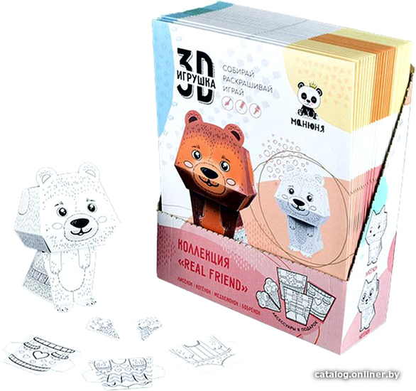 

3Д-пазл Leader Toys Манюня Медведь МТ43029