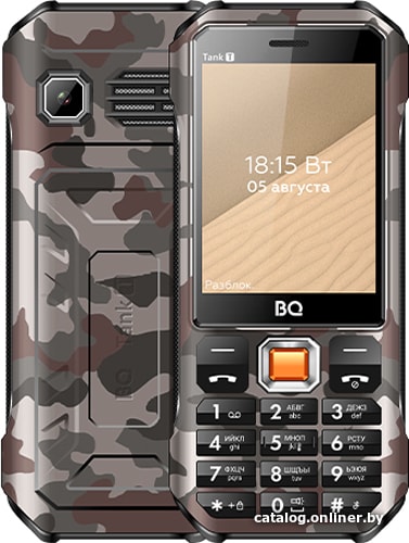 

Кнопочный телефон BQ-Mobile BQ-2824 Tank T (серый)