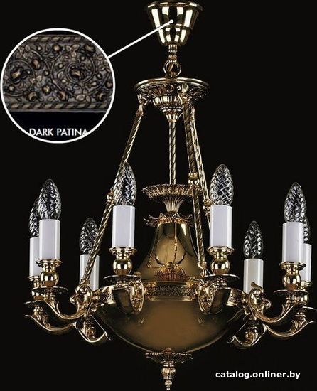 

Подвесная люстра ArtGlass Dafne Dark Patina