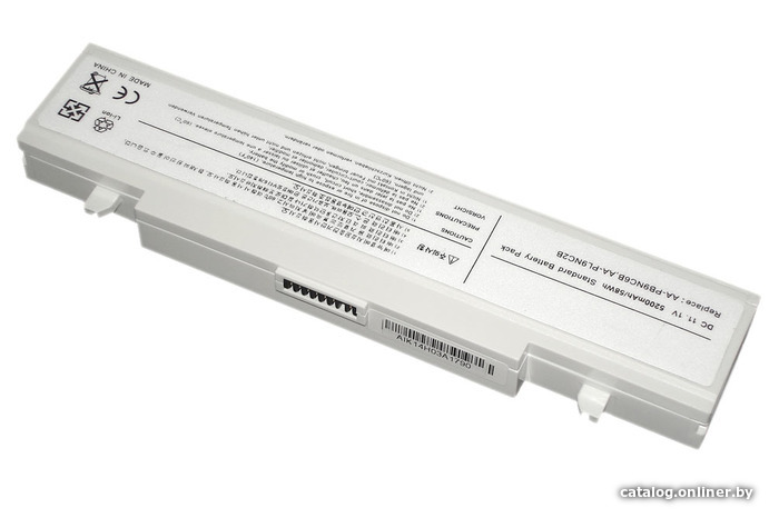 

Аккумуляторы для ноутбуков RageX Samsung R420 R510 R580 R530 (AA-PL9NC6W) 5200мАч белая