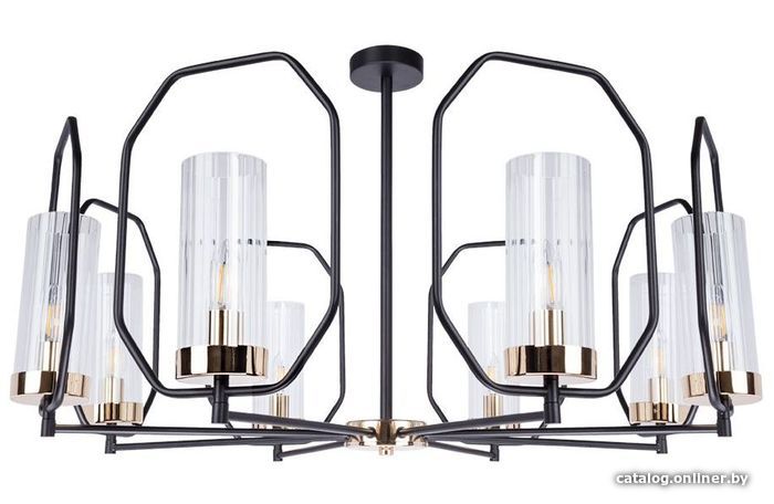 

Люстра средней высоты Arte Lamp Celaeno A7004PL-8BK