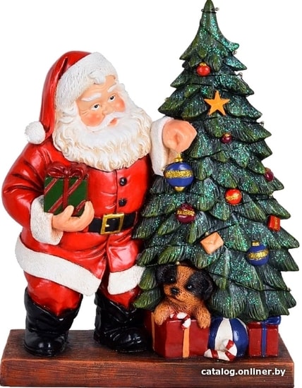 

Елочная игрушка Albero Di Natale Дед Мороз с елкой 4366