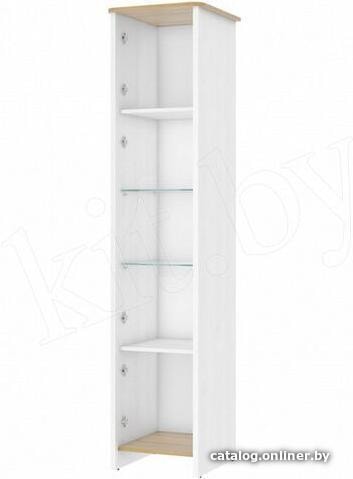 

Шкаф распашной Stolline Тифани СТЛ.305.11 со стеклом (дуб небраска/белый)