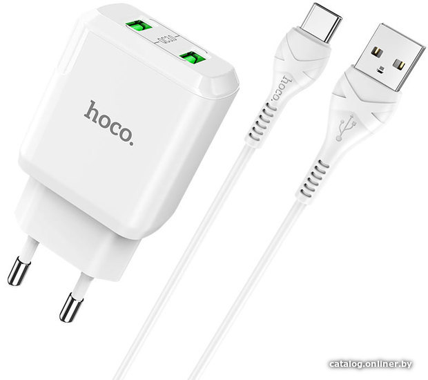 

Сетевое зарядное Hoco N6 Charmer Type-C (белый)