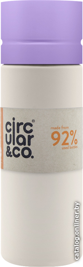 

Бутылка для воды Circular&Co MPUB600 (600 мл, мел/пурпурный)