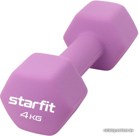 

Гантель Starfit DB-201 4 кг (фиолетовый пастель)