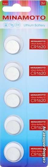 

Батарейка Minamoto CR1620 5 шт.