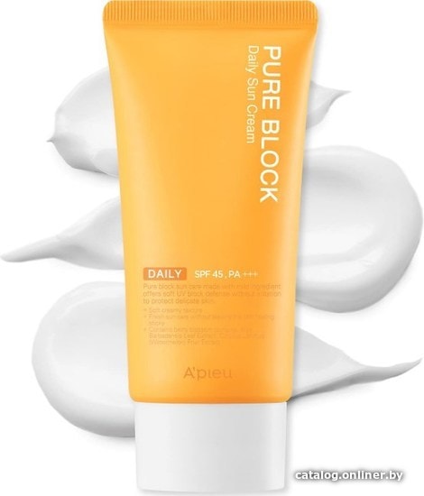 

Крем солнцезащитный A'Pieu Pure Block Daily Sun Cream SPF45 PA+++ 50 мл