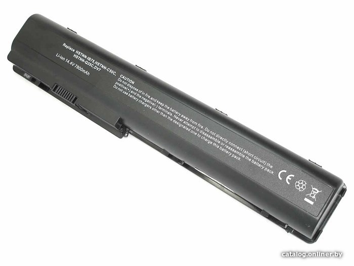 

Аккумуляторы для ноутбуков RageX HP Pavilion DV7 (HSTNN-IB75), 14.4В, 7800мАч, черный