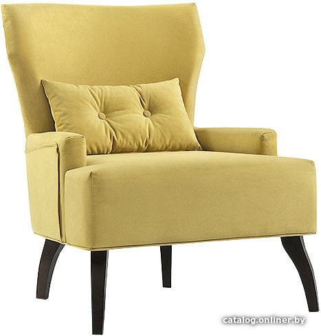 

Интерьерное кресло Divan Кано Velvet Yellow (велюр Maserati 11, желтый)
