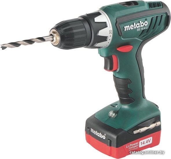 

Дрель-шуруповерт Metabo BS 14.4 LI 602105510 (с 2-мя АКБ 1.5 Ah)