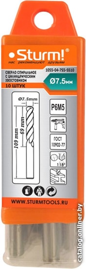 

Набор оснастки Sturm 1055-04-7S5-SS10 (10 предметов)