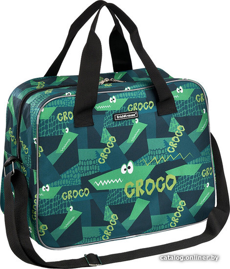 

Дорожная сумка Erich Krause 21L Real Croco 54490 (зеленый/цветной принт)