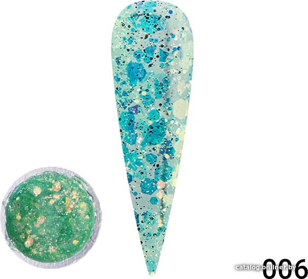 

Гель Global Fashion Diamond Painting Glitter Gel (тон 06 ) 5 г