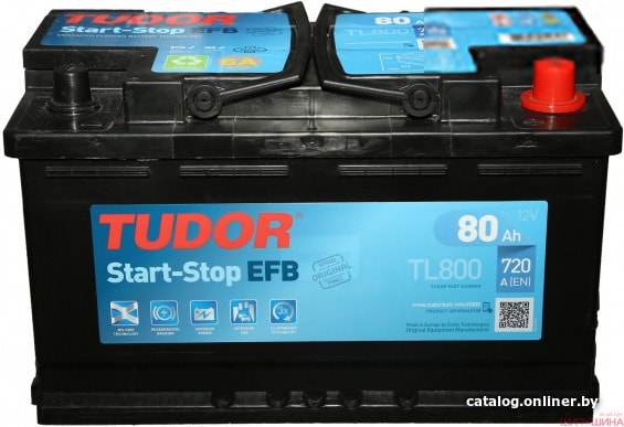 

Автомобильный аккумулятор Tudor Start-Stop EFB TL800 (80 А·ч)