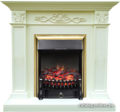 

Каминокомплект Smolcom Verona STD-ASP с RealFlame Fobos-S Lux BR (белый дуб)