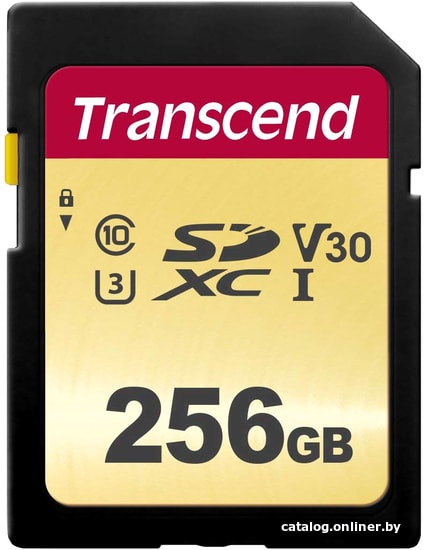 

Карта памяти Transcend SDXC 500S 256GB