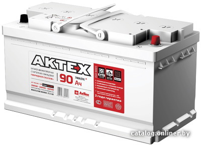 

Автомобильный аккумулятор АкТех 6CT-90A3 (90 А/ч)