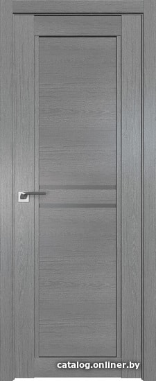 

Межкомнатная дверь ProfilDoors 2.75XN 80x200 (грувд серый, стекло графит)