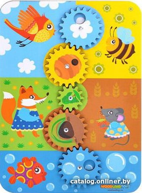 

Бизиборд WoodLand Toys Кто где живет 116108