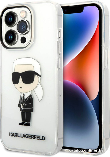 

Чехол для телефона CG Mobile Lagerfeld для iPhone 14 Pro Max KLHCP14XHNIKTCT