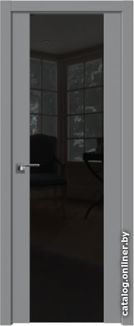 

Межкомнатная дверь ProfilDoors 110U 70x200 (манхэттен, стекло lacobel черный лак)