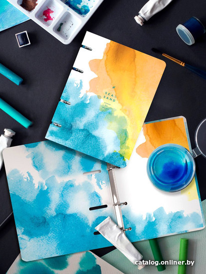 

Общая тетрадь Lorex Aquarelle Reflexion LXNBCL-AQR (120л, со сменным блоком)