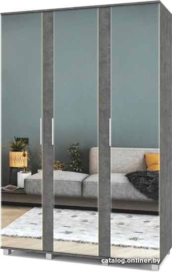 

Шкаф распашной Modern Пандора П33 (камень темный/ирландский дуб)