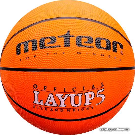 

Баскетбольный мяч Meteor LayUp 07053 (5 размер, оранжевый)