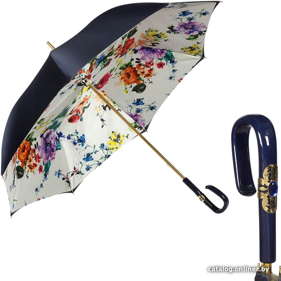 

Зонт-трость Pasotti Blu Ticolori Plastica Fiore
