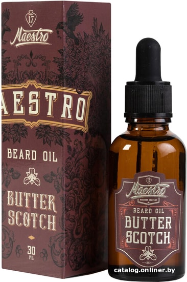 

Масло для бороды Maestro Butter Scotch Beard oil 30 мл