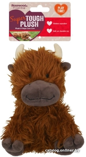 

Игрушка для собак Rosewood Бычок с рожками 39171/RW
