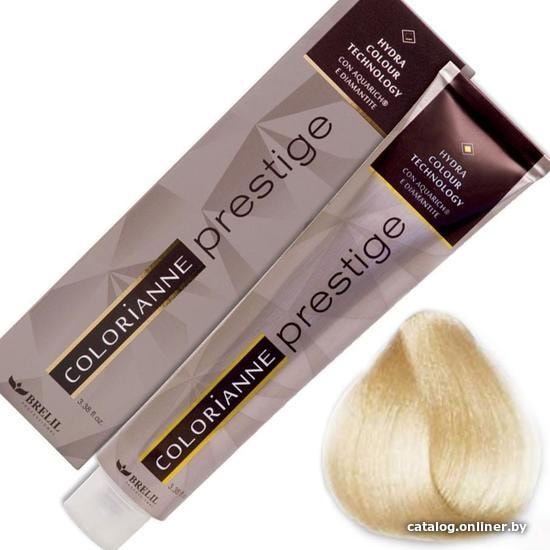 

Крем-краска для волос Brelil Professional Colorianne Prestige 100/3 суперосветлитель золотистая платина