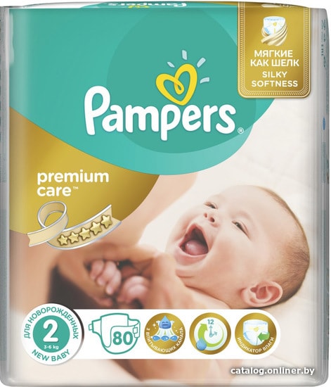 

Подгузники Pampers Premium Care 2 Mini (80 шт)