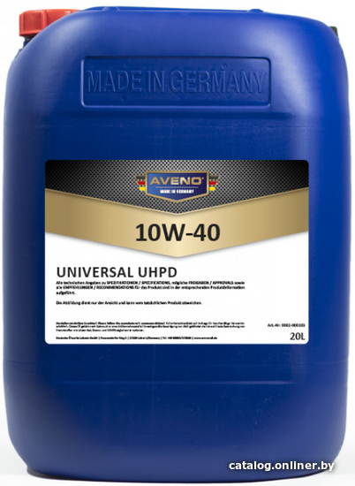 

Моторное масло Aveno Universal UHPD 10W-40 20л