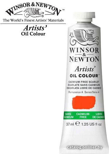 

Масляные краски Winsor & Newton Artists Oil 1214903 (37 мл, беcкадмиевый алый)