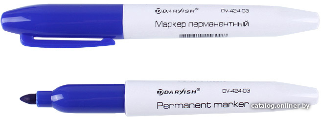 

Маркер перманентный Darvish DV-424-03 (синий)