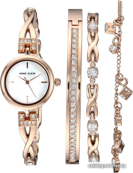 

Наручные часы с украшением Anne Klein 3082RGST