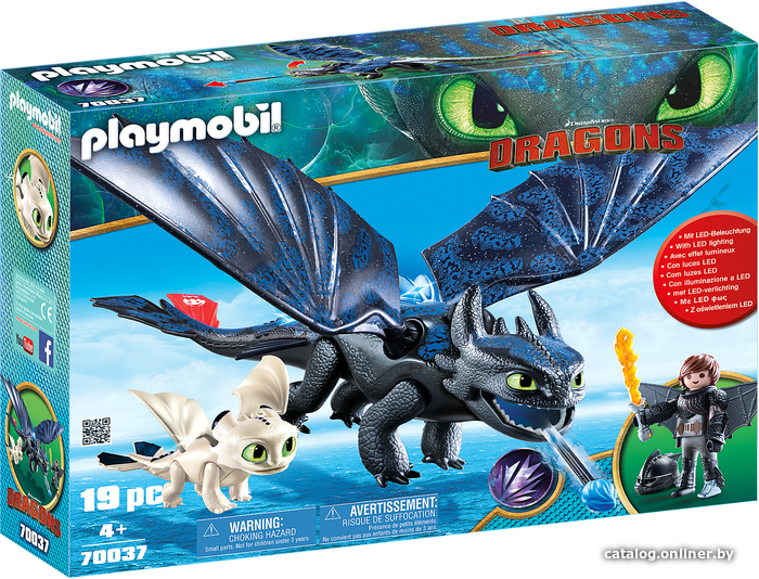 

Конструктор Playmobil PM70037 Иккинг и беззубый игровой набор